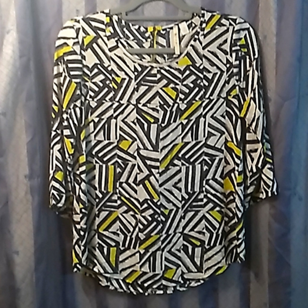 Miami zipper-back blouse